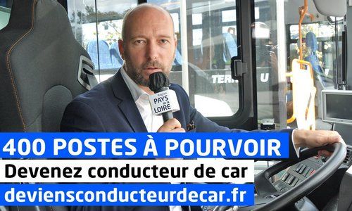 Emploi : 400 postes de conducteur de car en région Pays de la Loire sont à pourvoir