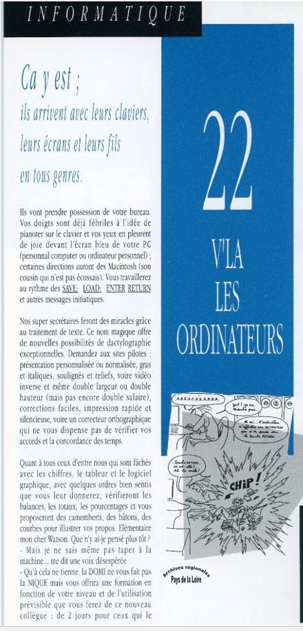 Journal interne « Les Contes de l’île », n° 2, fév. 1991. 