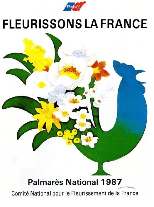 Page de garde du Palmarès National établi par le Comité National pour le Fleurissement de la France (1987).