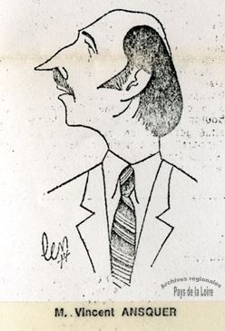 Caricature Vincent Ansquer