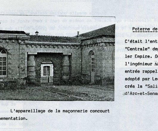 document et photo description de la poterne de la prison de Fontevraud