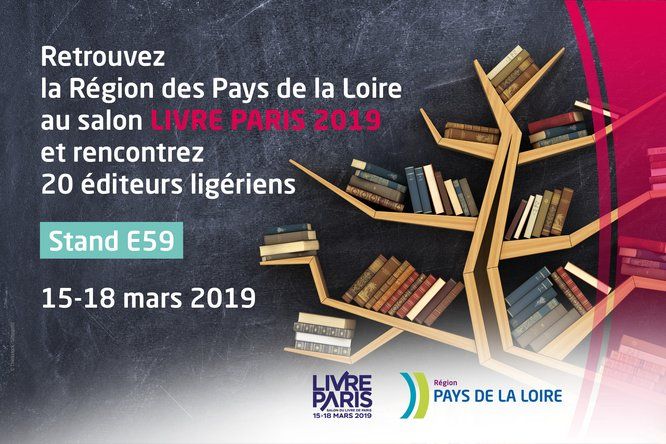Affiche de la Région au salon du livre Paris 2019