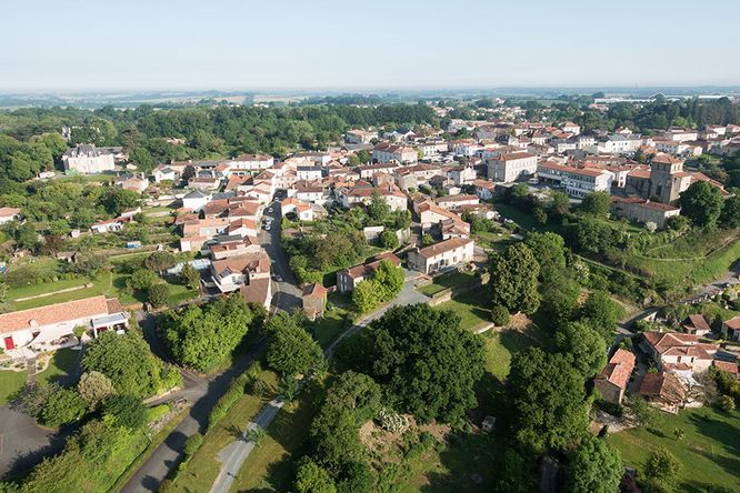 village vue du ciel