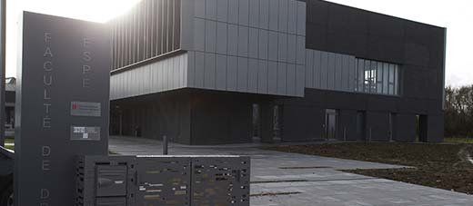 Le nouveau bâtiment regroupant l’UFR de droit de Le Mans Université et l’École Supérieure de Professorat et d’éducation (ESPE) sur le campus de la Technopole de Laval.