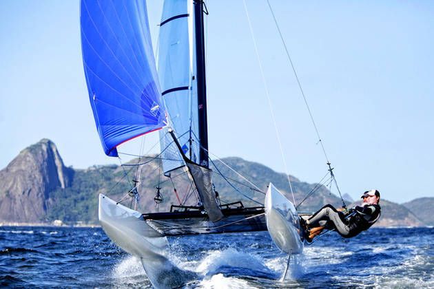 Besson Billy sur un catamaran