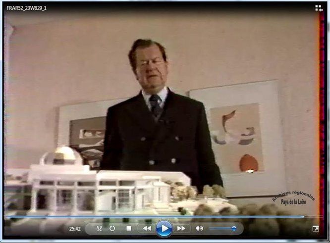 Vidéo « Historique de la Région des Pays de la Loire » (1984), extrait relatif à la construction de l’Hôtel de Région. 