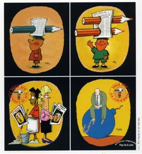 Affiches des premières éditions des RIDEP à Carquefou.