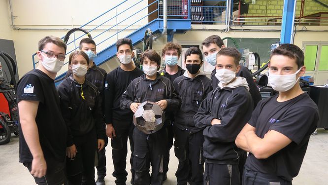 étudiant de l'école de production régionale à Cholet