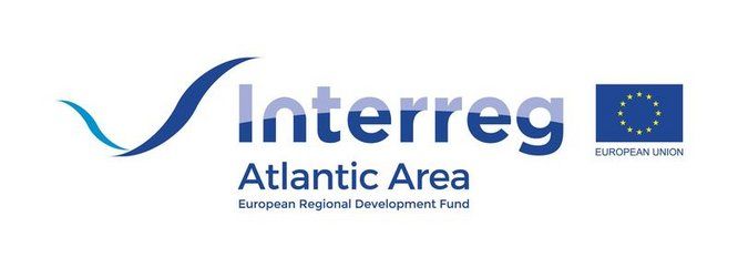 Logo Interreg espace atlantique - programme européen avec drapeau Union européenne