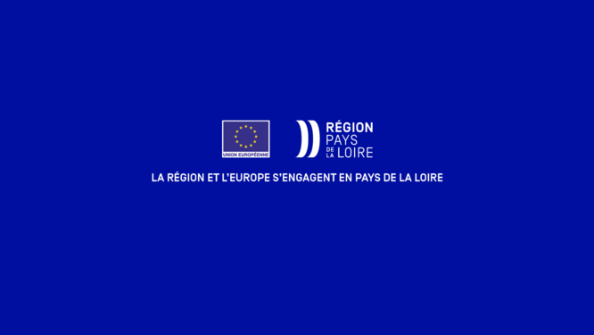 Logo Europe et Région. La Région et l'Europe s'engagent en Pays de la Loire.