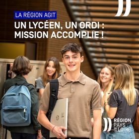 La Région offre un ordinateur à tous les lycéens entrant en classe de Seconde et les élèves de 1ère année de CAP