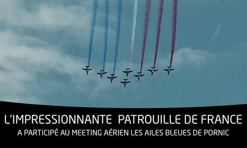 La Patrouille de France a participé au meeting aérien Les Ailes Bleues de Pornic