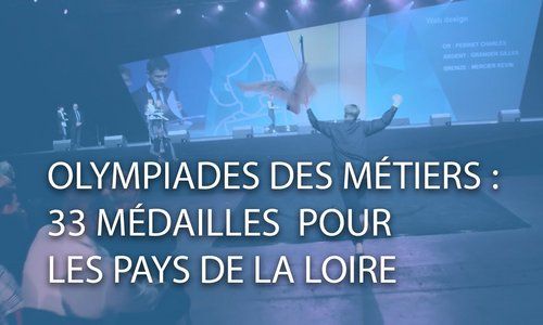 Olympiades des métiers : trente-trois médailles pour les Pays de la Loire