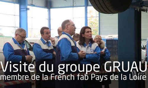 Visite du groupe GRUAU, membre de la French Fab Pays de la Loire