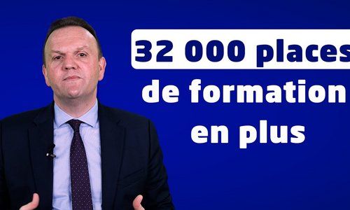EN BREF : André Martin annonce la création de 32 100 places de formation en faveur de l'emploi