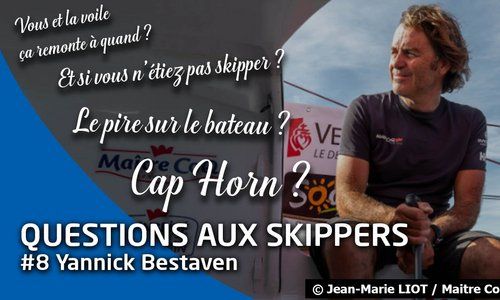 Questions courtes aux skippers : réponses de Yannick Bestaven