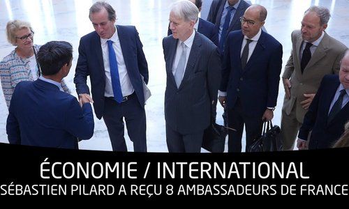 Développement économique et international : le Conseil régional accueille 8 ambassadeurs de France