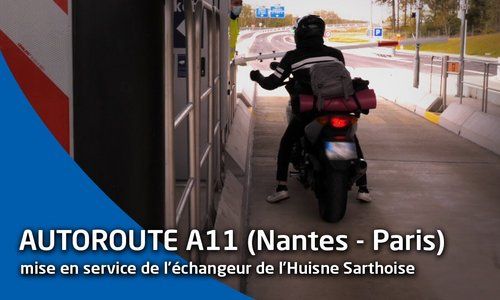 Autoroute A11 : l'échangeur de l'Huisne Sarthoise (sortie Connerré n°6) est inauguré
