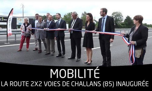 Challans (85) : inauguration de la 2x2 voies de circulation