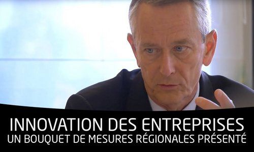 Paul Jeanneteau présente un bouquet de mesures régionales pour l'innovation
