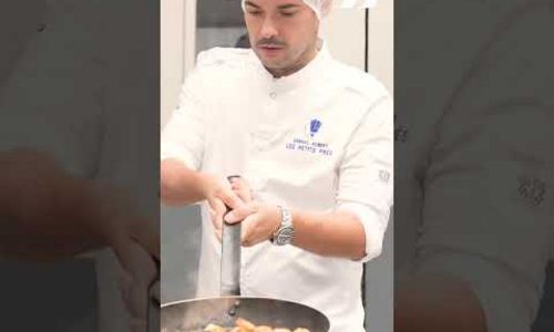 Ici, on cuisine ! Menu d'automne : crevettes roses, coleslaw, aïoli à l’ail noir