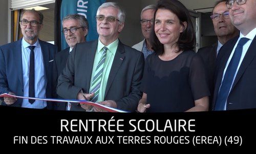 Inauguration des travaux de rénovation de l'EREA Les Terres Rouges (49)