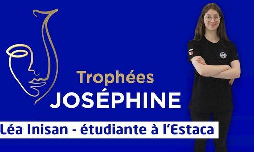 Trophées Joséphine - portrait de Léa Inisan, étudiante en 3e année à l'ESTACA de Laval