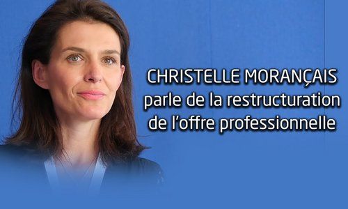 Christelle Morançais parle de la restructuration de l'offre de formation professionnelle