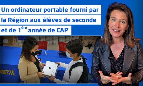 Rentrée scolaire en Pays de la Loire : le Conseil régional distribue des ordinateurs aux élèves