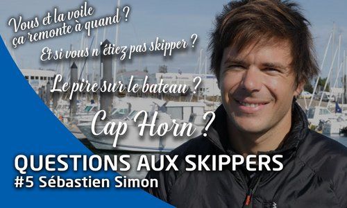 Questions courtes aux skippers : réponses de Sébastien Simon