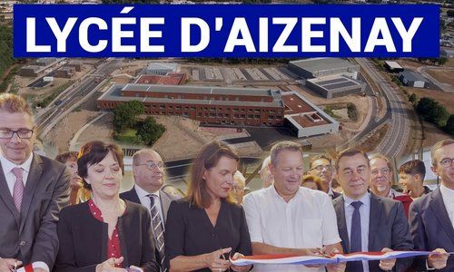 Le nouveau lycée d'Aizenay inauguré par Christelle Morançais