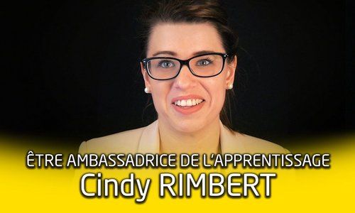 Portrait d'ambassadrice de l'apprentissage : Cindy Rimbert
