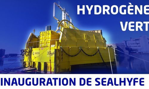 Première mondiale : Lhyfe inaugure un pilote de production d'hydrogène vert grâce à l'éolien en mer