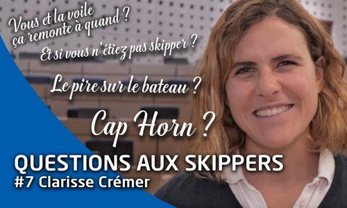 Questions courtes aux skippers : réponses de Clarisse Crémer