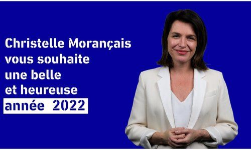Christelle Morançais souhaite une belle année 2022 aux habitants des Pays de la Loire