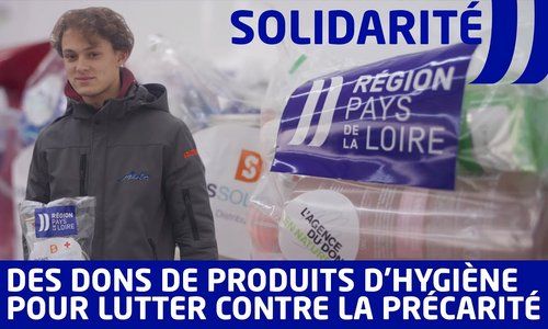La Région soutient les dons solidaires de produits d'hygiène pour lutter contre la précarité