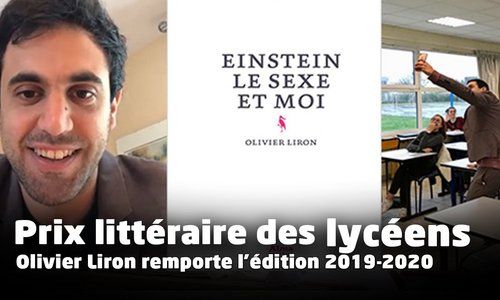 Actions éducatives ligériennes : Olivier Liron remporte le Prix littéraire des lycéens 2019-2020