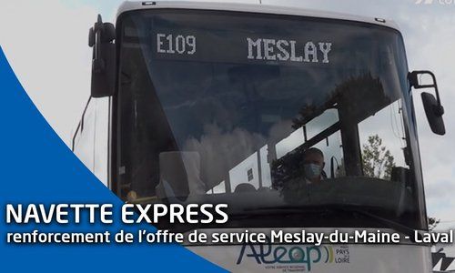 Transports : création d'une ligne express Meslay-du-Maine – Laval