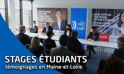 Campagne régionale de stages étudiants (conférence de presse en Maine-et-Loire)