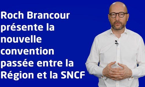 Roch Brancour présente les avantages de la nouvelle convention passée entre la Région et la SNCF