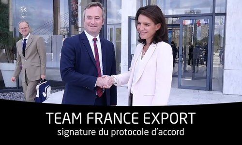 Signature du protocole Team France Export