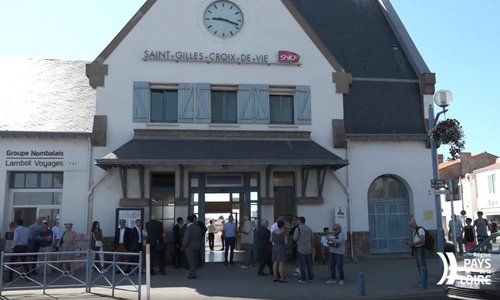 Réouverture de la gare de Saint-Gilles-Croix-de-Vie (85)