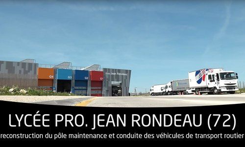 Fin des travaux de reconstruction au lycée professionnel Jean Rondeau de Saint-Calais (72)