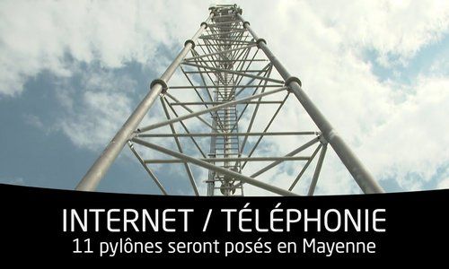 Bazougers (53) : la Région inaugure le premier des onze pylônes qui seront posés en Mayenne
