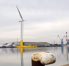 éolienne flottante dans chantiers navals
