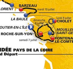 carte Tour de France 2018