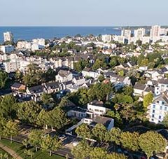 Vue aérienne de Saint-Nazaire
