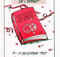 Programme (tirage préliminaire) de la semaine des droits de l’enfant organisée par l’Inter-association de la Région nantaise (1989)