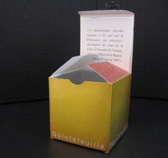 Boîte de chocolat Quintefeuille (années 1980).