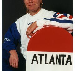 Nicole Lévêque, championne de France du semi-marathon, pré-sélectionnée aux Jeux olympiques (JO) de 1996 (phot. Quemener)